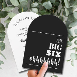 Invitación El gran arco de la fiesta de cumpleaños número 60