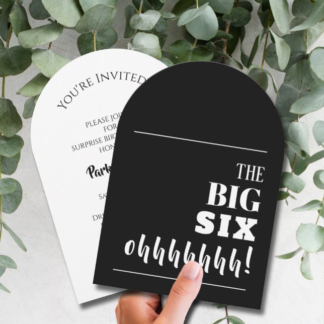 Invitación El gran arco de la fiesta de cumpleaños número 60 (The BIG 60th birthday party arch-top invitations - INSTANT DOWNLOAD, PRINTED and/or both!)