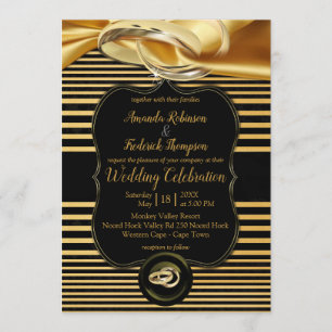 Invitación El gran Boda de inspiración de Gatsby