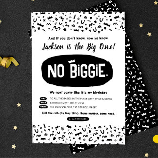 Invitación El gran cumpleaños, el notorio hip hop de los 90