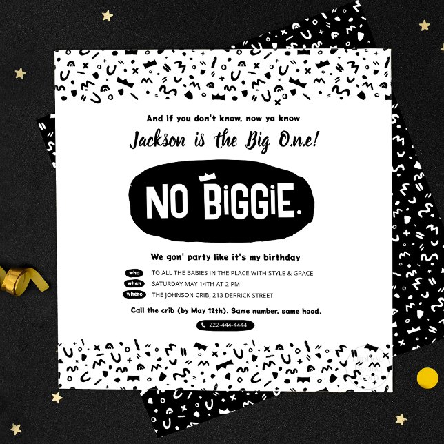 Invitación El gran cumpleaños, el notorio hip hop de los 90 (Subido por el creador)