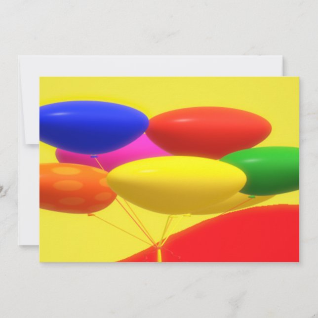 Invitación El gran fiesta empieza aquí para celebrar (Anverso)
