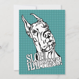 Invitación El Gran Salto De Danés Ocurre BW