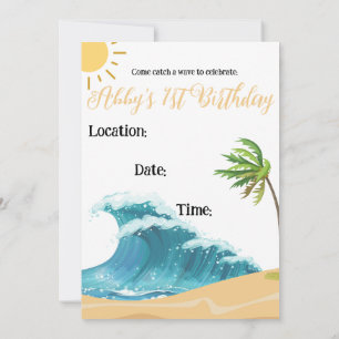 Invitación El grande, mi primer cumpleaños invita