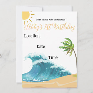 Invitación El grande, mi primer cumpleaños invita