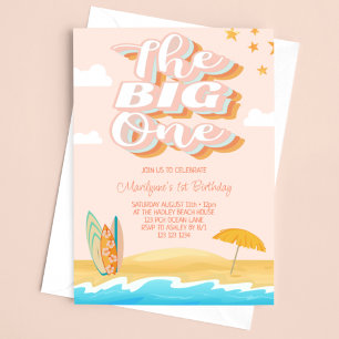 Invitación El Grande Playa del Océano 1er Cumpleaños