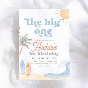 Invitación El Grande Surf 1er Cumpleaños