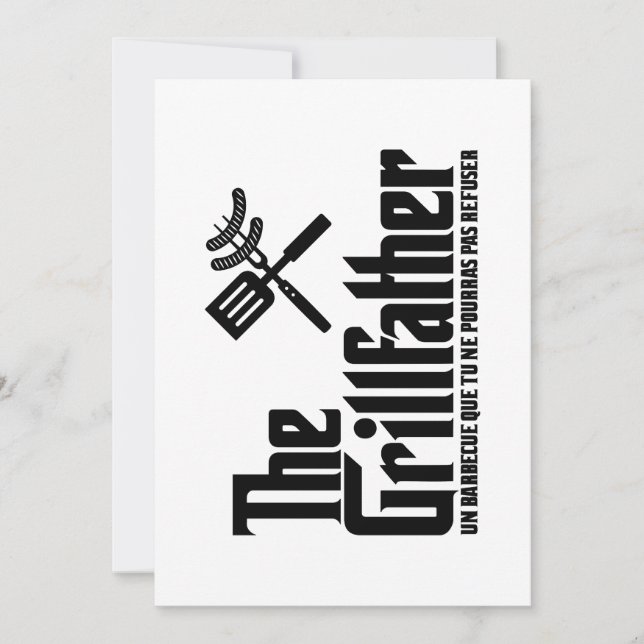 Invitación El Grillfather (Anverso)