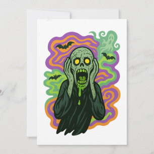 Invitación El Grito – Caricatura Zombie