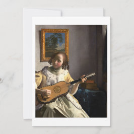 Invitación El guitarrista de Johannes Vermeer, descargable