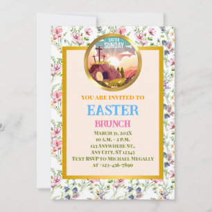 Invitación Él ha Resucitado y Celebración del Domingo de Resu