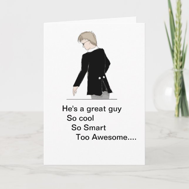 Invitación El hombre de la novia (Anverso)