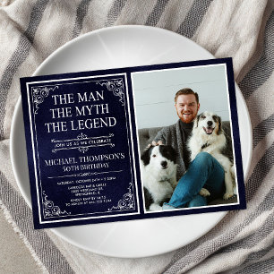 Invitación El Hombre El Mito La Leyenda Cumpleaños 50