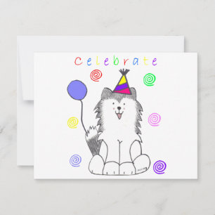 Invitación El Husky Siberiano celebra