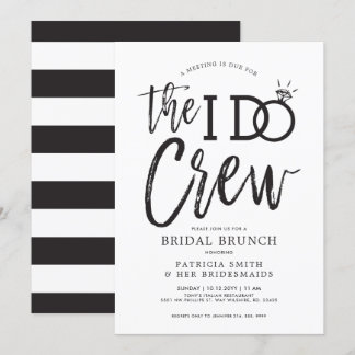 Invitación El I Do Crew | Desayuno de la Comitiva Nupcial