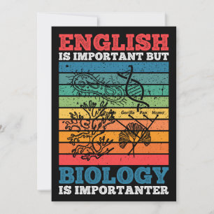 Invitación El inglés es importante, pero la biología es impor