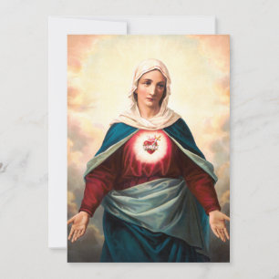 Invitación El Inmaculado Corazón de María