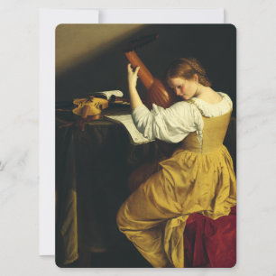 Invitación El intérprete de laúd por Orazio Gentileschi Arte