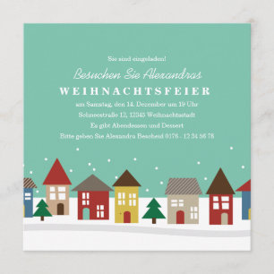 Invitación El Invierno-Einweihungsparty de Kleine Häuser
