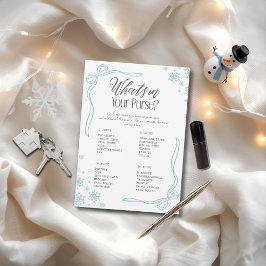 Invitación El invierno se vuelve verde ¿Qué hay en tu bolso?