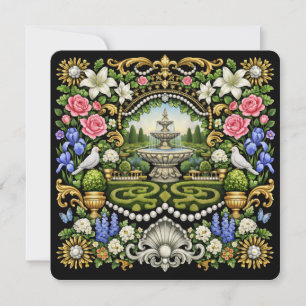 Invitación El jardín inspirado en el Rey Sol de Versalles 