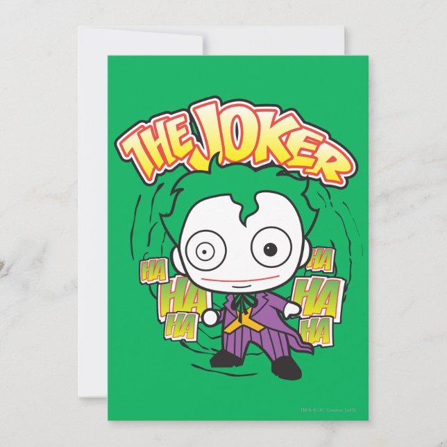 Invitación El Joker - Mini (Anverso)