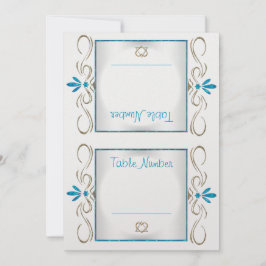 Invitación El judaísmo florece (tarjetas de número de tabla)