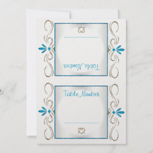 Invitación El judaísmo florece (tarjetas de número de tabla)