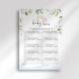 Invitación El juego de la travesía del bebé en Baby Shower Ar