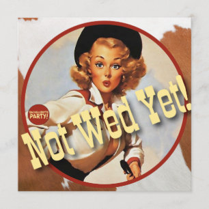 Invitación El Kitsch Bitsch : ¡Cowgirl Todavía No Wed!
