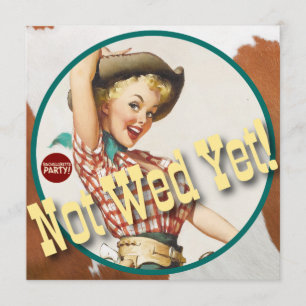 Invitación El Kitsch Bitsch : ¡Cowgirl Todavía No Wed!