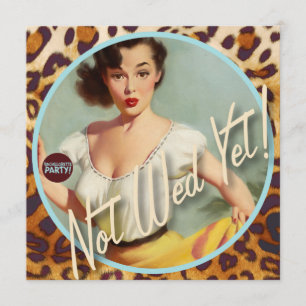 Invitación El kitsch Bitsch: ¡No casarse todavía!