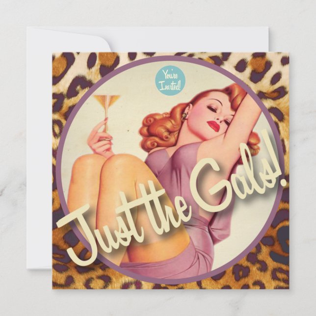 Invitación El Kitsch Bitsch : ¡Sólo Las Gales! (Anverso)