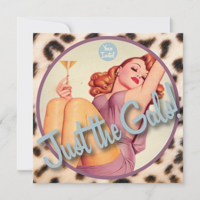 Invitación El Kitsch Bitsch : ¡Sólo Las Gales! (Anverso)