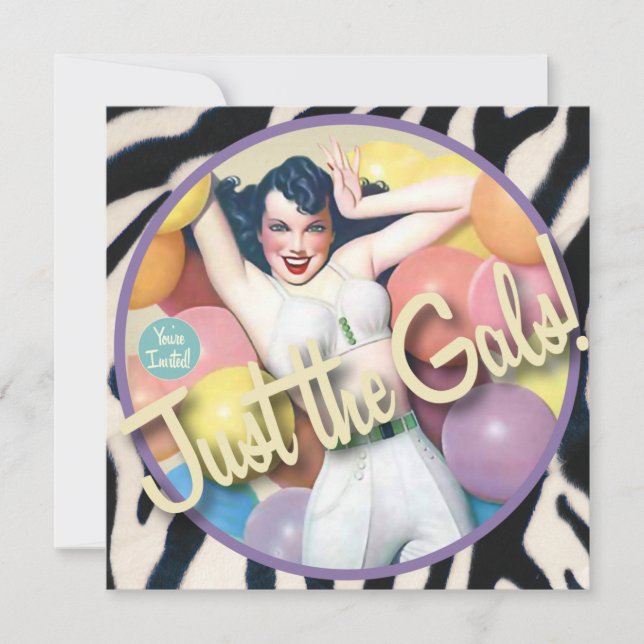 Invitación El Kitsch Bitsch : ¡Sólo Las Gales! (Anverso)