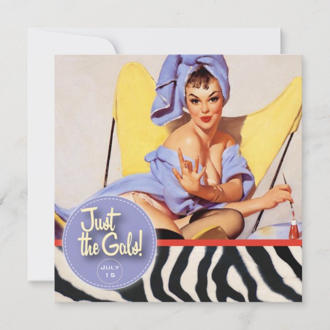 Invitación El Kitsch Bitsch : ¡Sólo Las Gales! ¡Tácular! (Anverso)