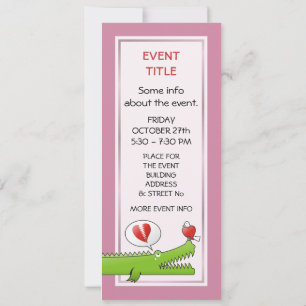 Invitación El lagarto en el amor