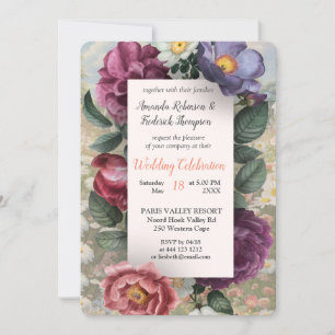 Invitación El lenguaje de las flores
