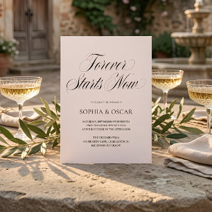 Invitación El lujo para siempre comienza ahora