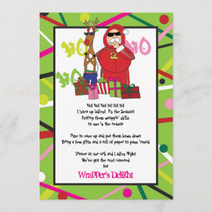 Invitación El lujoso gueto del pintor, un fabuloso Fiesta de