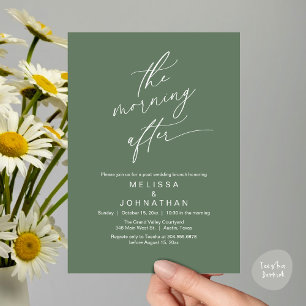 Invitación El Mañana Después, Brunch Romántico Post Boda
