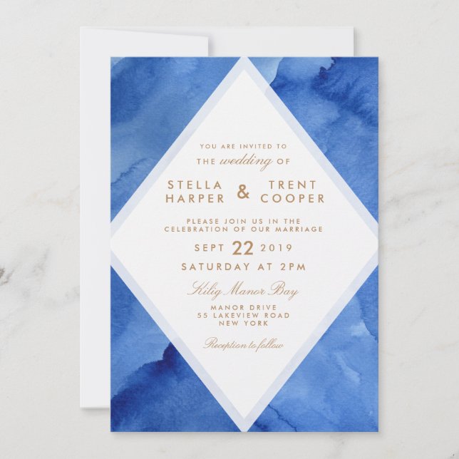 Invitación El mar (Anverso)