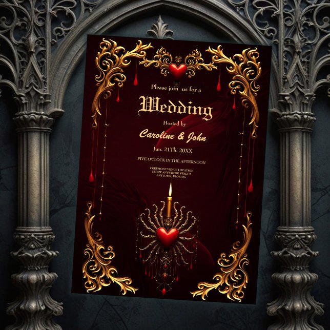 Invitación El maravilloso arte de la elegancia gótica. (Subido por el creador)