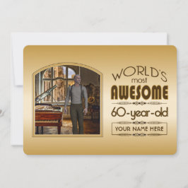 Invitación El marco de la foto del mejor Personalizado del mu
