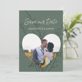 Invitación El marco fotográfico moderno de Forest Save the Da