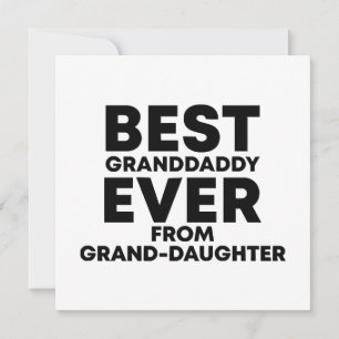 Invitación El mejor abuelo de la nieta