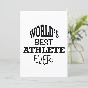 Invitación El mejor atleta del mundo