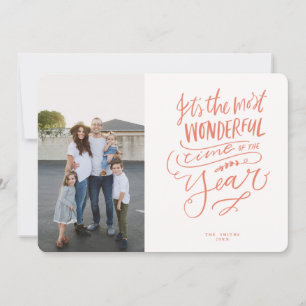 Invitación El mejor momento del año: el auto de fotos rojas r