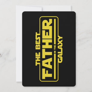 Invitación El Mejor Padre Del Día Del Padre En La Galaxia Reg