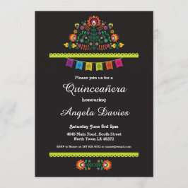 Invitación El mexicano de la fiesta de cumpleaños de